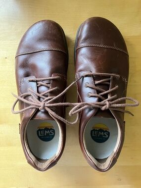 LEMS Mens Nine2Five Leather Dress Shoes Size 9.5